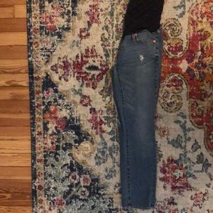 Gap Maternity jeans-over the bump